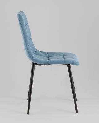 Комплект Stool Group Стул Одди Original велюр пыльно-синий 4 шт. арт. УТ000042284