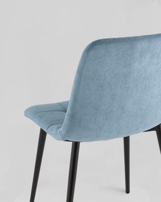 Комплект Stool Group Стул Одди Original велюр пыльно-синий 4 шт. арт. УТ000042284