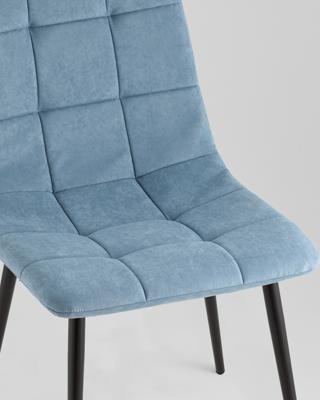 Комплект Stool Group Стул Одди Original велюр пыльно-синий 4 шт. арт. УТ000042284