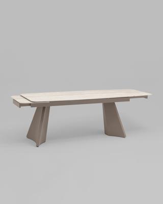 Стол Stool Group Стол обеденный Eliora 180-260х90 см серый травертин керамика арт. УТ000042588