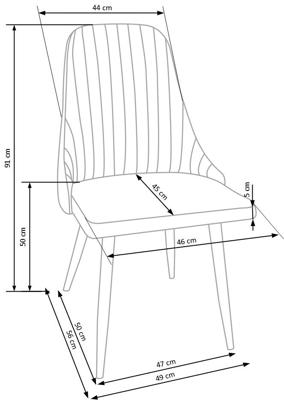 Стул Halmar Стул кухонный Halmar K285 (бежевый) арт. V-CH-K/285-KR-BEZOWY