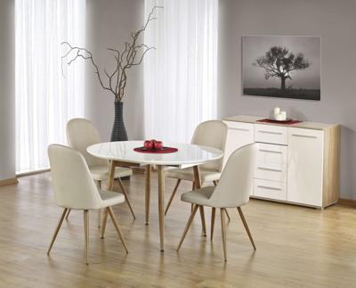 Стул Halmar Стул кухонный Halmar K214 (кремовый/дуб медовый) арт. V-CH-K/214-KR-C.KREMOWY/D.MIODOWY
