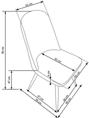Стул Halmar Стул кухонный Halmar K214 (кремовый/дуб медовый) арт. V-CH-K/214-KR-C.KREMOWY/D.MIODOWY