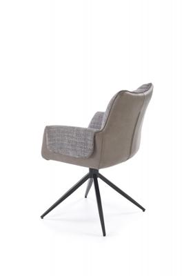 Стул Halmar Стул HALMAR K579 серый/черный, поворотный арт. V-CH-K/579-KR-POPIEL