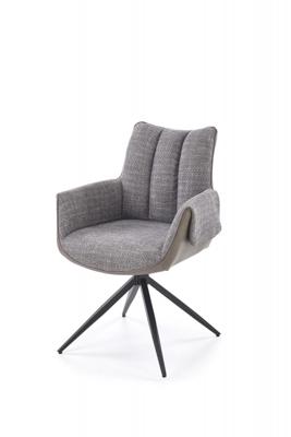 Стул Halmar Стул HALMAR K579 серый/черный, поворотный арт. V-CH-K/579-KR-POPIEL