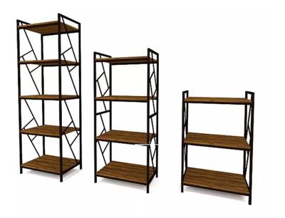 Стеллаж Signal Стеллаж SIGNAL TABLO R3 дуб/т.коричневый, 99/60/40 арт. TABLOR3