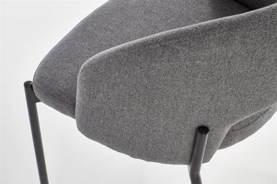 Стул Halmar Стул HALMAR K373 серый/черный арт. V-CH-K/373-KR-POPIELATY