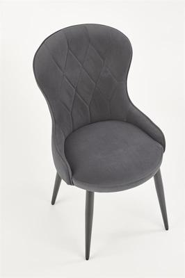 Стул Halmar Стул HALMAR K366 серый/черный арт. V-CH-K/366-KR-POPIEL