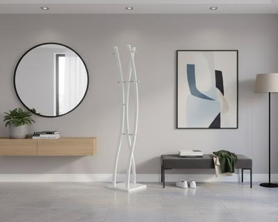 Вешалка Halmar Вешалка Halmar W-50 (белый) арт. V-CH-W50-WIESZAK-BIALY