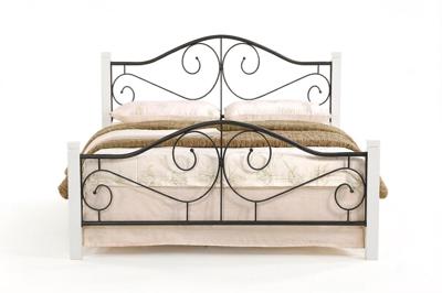 Кровать Halmar Кровать HALMAR VIOLETTA белый/черный, 160/200 арт. V-CH-VIOLETTA_160-LOZ-BIALY