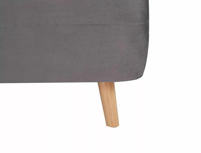 Диван Signal Кресло SIGNAL SPIKE Velvet tap. 139 раскладное, серый/бук арт. SPIKEVSZBU