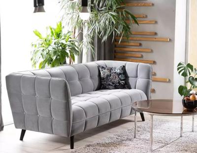 Диван Signal Диван Signal CASTELLO 3 Velvet Bluvel 14 (серый) арт. CASTELLO3V14