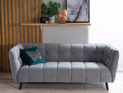 Диван Signal Диван Signal CASTELLO 3 Velvet Bluvel 14 (серый) арт. CASTELLO3V14