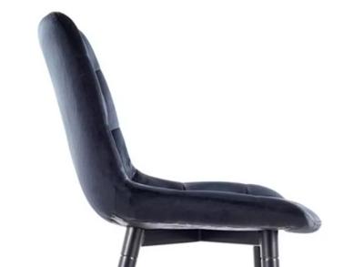 Стул барный Signal Стул барный SIGNAL CHIC H-2 Velvet Bluvel 19 черный/черный арт. CHICH2VCC