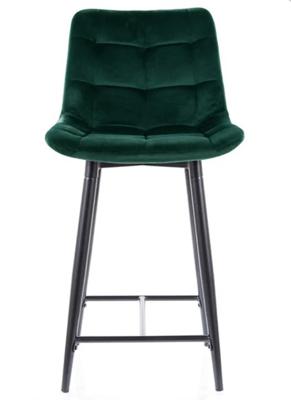 Стул барный Signal Стул барный SIGNAL CHIC H-2 Velvet Bluvel 78 зеленый/черный арт. CHICH2VCZ