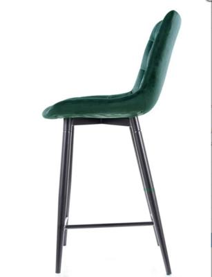 Стул барный Signal Стул барный SIGNAL CHIC H-2 Velvet Bluvel 78 зеленый/черный арт. CHICH2VCZ