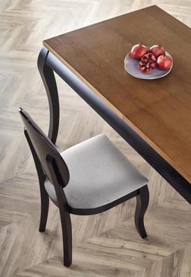 Стол Halmar Стол обеденный HALMAR WINDSOR дуб темный/черный 160-240/90 арт. V-PL-WINDSOR-ST-C.DAB/CZARNY