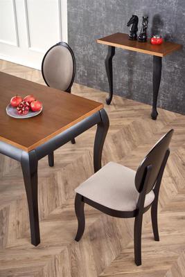 Стол Halmar Стол обеденный HALMAR WINDSOR дуб темный/черный 160-240/90 арт. V-PL-WINDSOR-ST-C.DAB/CZARNY