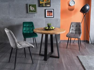 Стул Signal Стул SIGNAL CHIC Velvet Bluvel 14 серый/хром арт. CHICVCHSZ