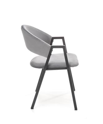 Стул Halmar Стул HALMAR K473 серый/черный арт. V-CH-K/473-KR-POPIEL