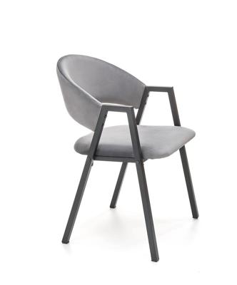 Стул Halmar Стул HALMAR K473 серый/черный арт. V-CH-K/473-KR-POPIEL