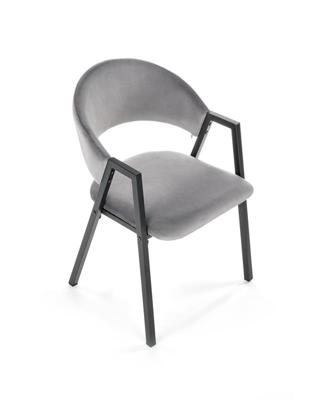 Стул Halmar Стул HALMAR K473 серый/черный арт. V-CH-K/473-KR-POPIEL