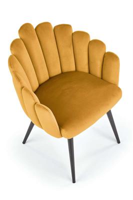 Стул Halmar Стул HALMAR K410 горчичный/черный арт. V-CH-K/410-KR-MUSZTARDOWY