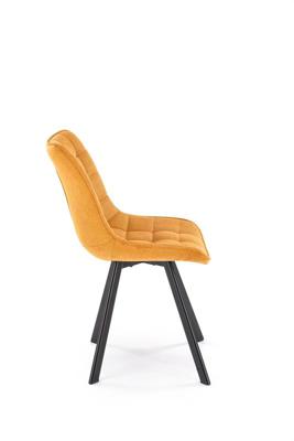Стул Halmar Стул кухонный Halmar K549 (горчичный/черный) арт. V-CH-K/549-KR-MUSZTARDOWY