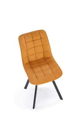 Стул Halmar Стул кухонный Halmar K549 (горчичный/черный) арт. V-CH-K/549-KR-MUSZTARDOWY