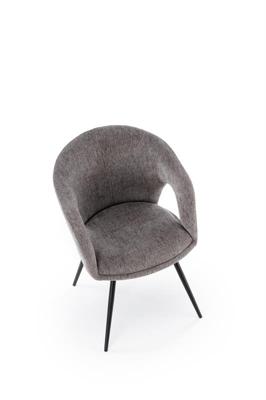 Стул Halmar Стул кухонный Halmar K550 (серый/черный) арт. V-CH-K/550-KR-POPIELATY