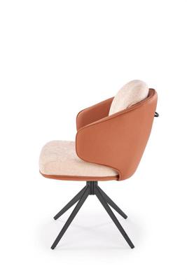 Стул Halmar Стул кухонный Halmar K554 (коричневый/бежевый/черный) арт. V-CH-K/554-KR-BRAZOWY