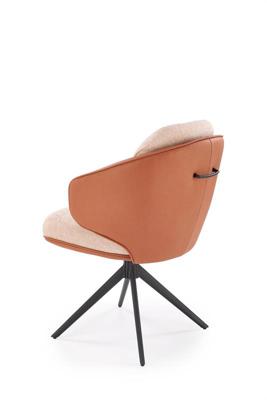 Стул Halmar Стул кухонный Halmar K554 (коричневый/бежевый/черный) арт. V-CH-K/554-KR-BRAZOWY