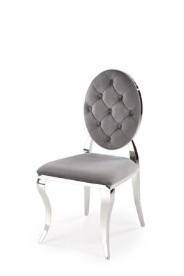 Стул Halmar Стул кухонный Halmar K555 (серый/серебряный) арт. V-CH-K/555-KR