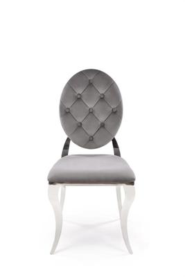 Стул Halmar Стул кухонный Halmar K555 (серый/серебряный) арт. V-CH-K/555-KR