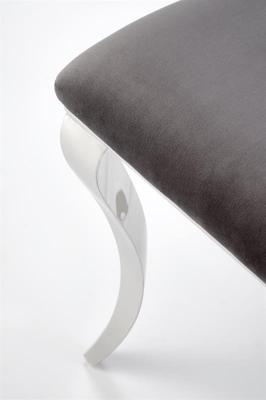 Стул Halmar Стул кухонный Halmar K555 (серый/серебряный) арт. V-CH-K/555-KR