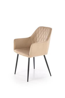 Стул Halmar Стул HALMAR K558 бежевый/черный арт. V-CH-K/558-KR-BEZOWY
