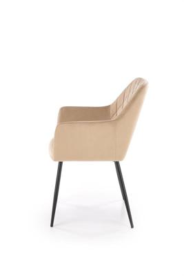 Стул Halmar Стул HALMAR K558 бежевый/черный арт. V-CH-K/558-KR-BEZOWY