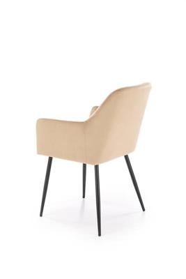 Стул Halmar Стул HALMAR K558 бежевый/черный арт. V-CH-K/558-KR-BEZOWY