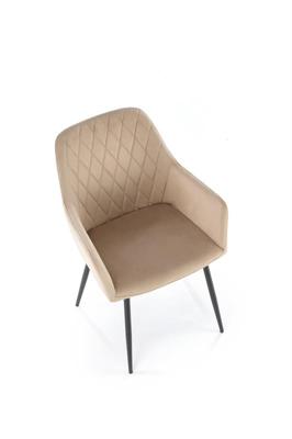 Стул Halmar Стул HALMAR K558 бежевый/черный арт. V-CH-K/558-KR-BEZOWY