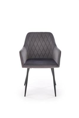 Стул Halmar Стул HALMAR K558 серый/черный арт. V-CH-K/558-KR-POPIELATY