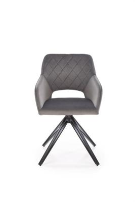 Стул Halmar Стул кухонный Halmar K535 (серый/черный) арт. V-CH-K/535-KR-POPIELATY