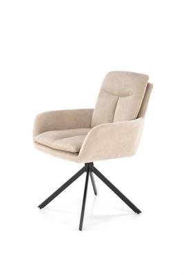 Стул Halmar Стул кухонный Halmar K536 (бежевый/черный) арт. V-CH-K/536-KR-BEZOWY