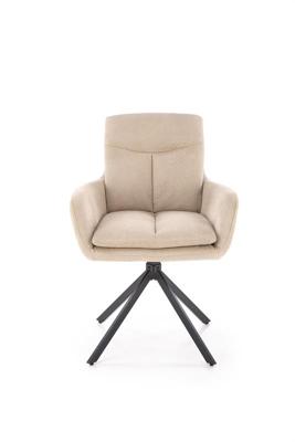Стул Halmar Стул кухонный Halmar K536 (бежевый/черный) арт. V-CH-K/536-KR-BEZOWY