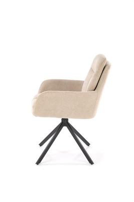 Стул Halmar Стул кухонный Halmar K536 (бежевый/черный) арт. V-CH-K/536-KR-BEZOWY