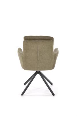 Стул Halmar Стул кухонный Halmar K536 (оливковый/черный) арт. V-CH-K/536-KR-OLIWKOWY