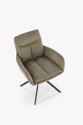 Стул Halmar Стул кухонный Halmar K536 (оливковый/черный) арт. V-CH-K/536-KR-OLIWKOWY