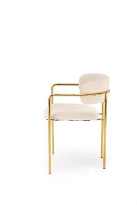 Стул Halmar Стул кухонный Halmar K537 (кремовый/золотой) арт. V-CH-K/537-KR-KREMOWY