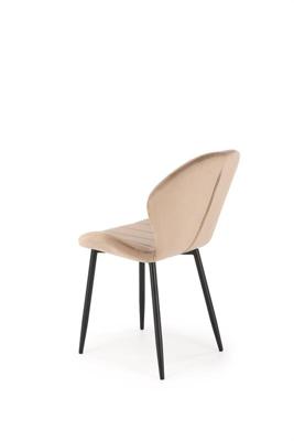 Стул Halmar Стул кухонный Halmar K538 (бежевый/черный) арт. V-CH-K/538-KR-BEZOWY