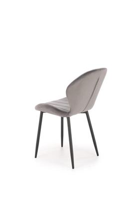 Стул Halmar Стул кухонный Halmar K538 (серый/черный) арт. V-CH-K/538-KR-POPIELATY
