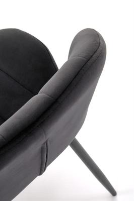 Стул Halmar Стул кухонный Halmar K538 (черный/черный) арт. V-CH-K/538-KR-CZARNY